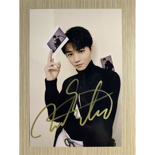 乐能(f)冲冠tfboys亲笔签名王俊凯亲笔签名照片新款热门定妆照24款a
