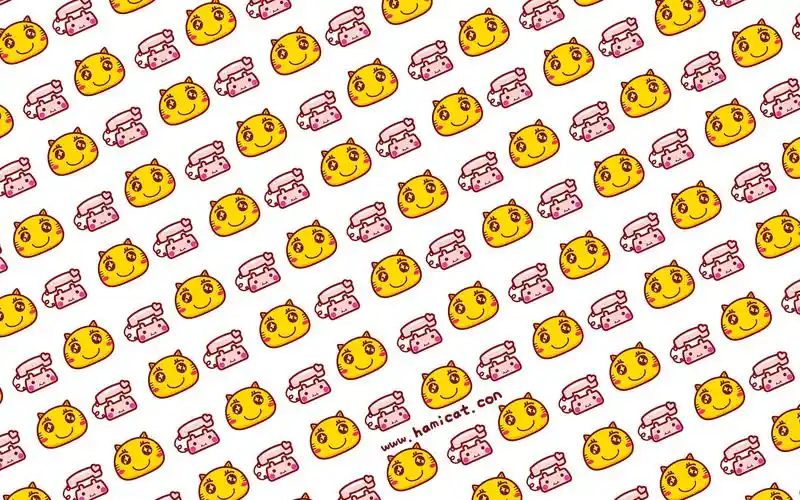 哈咪猫小元素背景图片桌面壁纸,卡通动漫,创意,可爱,卡通,高清,哈咪猫