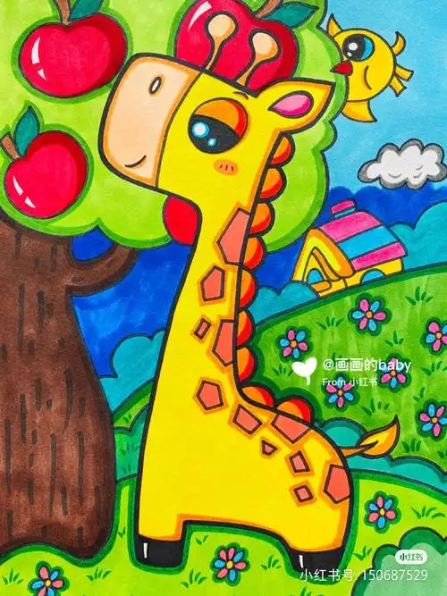 马村乡中心小学三年级特色——绘画