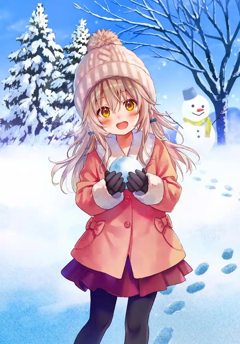 4k高清二次元全屏壁纸.静静飘落的雪花会让世界变成银白色.大 - 抖音