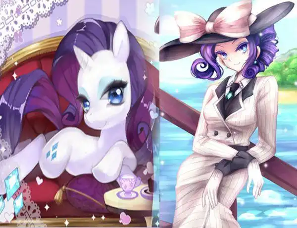 小马宝莉:小马拟人化,紫悦是摇滚女孩,珍奇终于成名媛