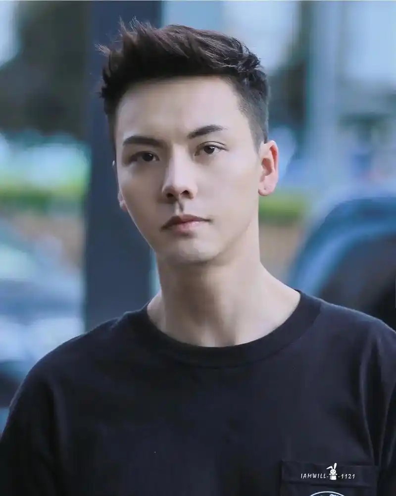 陈伟霆.上e开阔发际线整齐,少年运不错,代表从小家庭不错,17 - 抖音