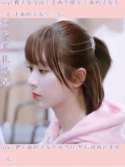 今夏最流行,超甜杨紫短发编发&发型想get佟年的脱_圈子-新氧美容整形