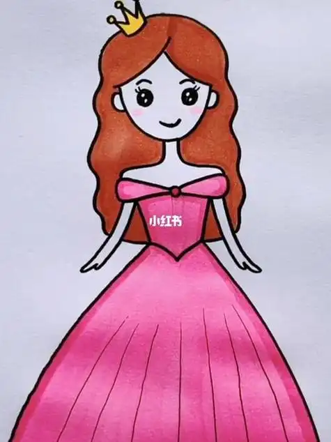 公主的简笔画简单又漂亮公主的简笔画简单又漂亮可爱