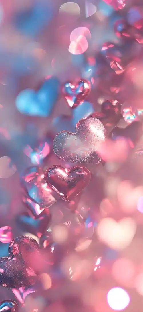 流光溢彩的粉色壁纸