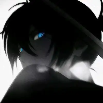 高冷帅气黑白丧系男头/不需要建_男生头像_我要个性网