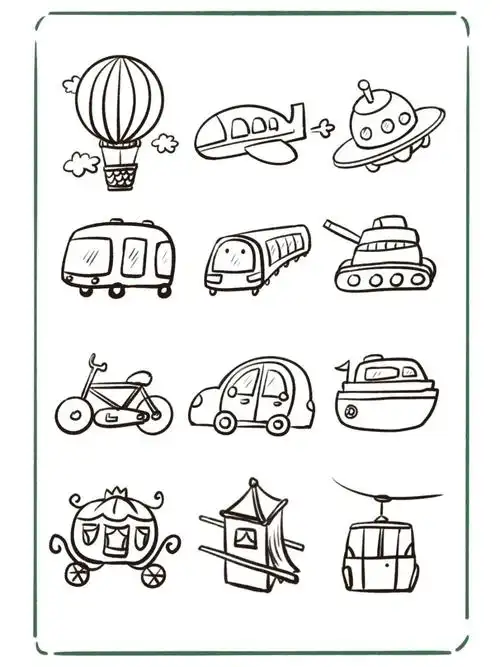 简笔画 | 交通工具