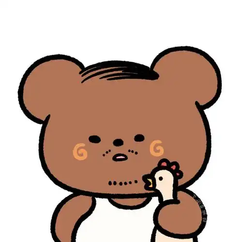 卡通形象图源微博小熊奶黄包