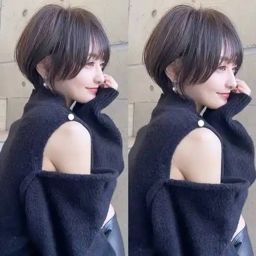 2024春季短发来了,蓬松时尚很修饰头型,喜欢就试试吧_发型_层次_脸型