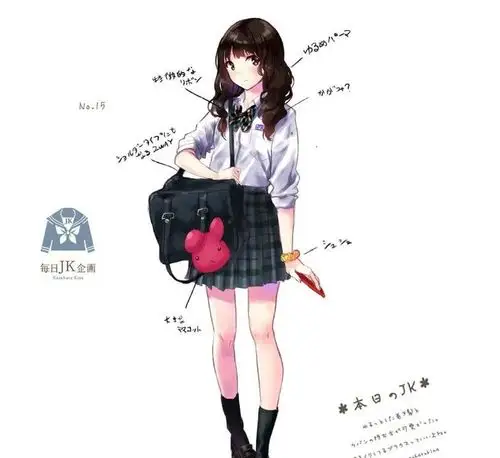 漫迷设计出了动漫中的18款校服图中的哪一位美少女最让你心动