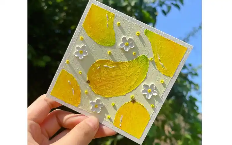 油画棒水果画|芒果(视频教程)