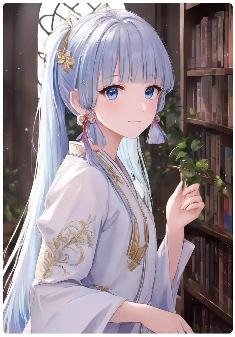 天青色等烟雨而我在等你 #古装仙女插画图集 #动漫少女 - 抖音