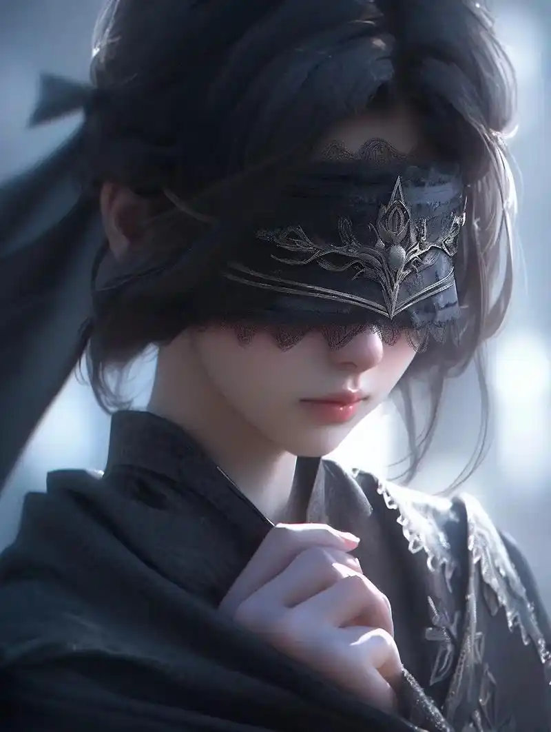 蒙面美女图片来了……#二次元ai绘画 #古风漫画推荐 #古装 - 抖音