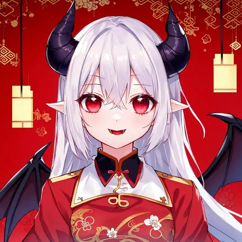 小恶魔.#二次元  #动漫 #二次元头像 给大家拜个早年 - 抖音