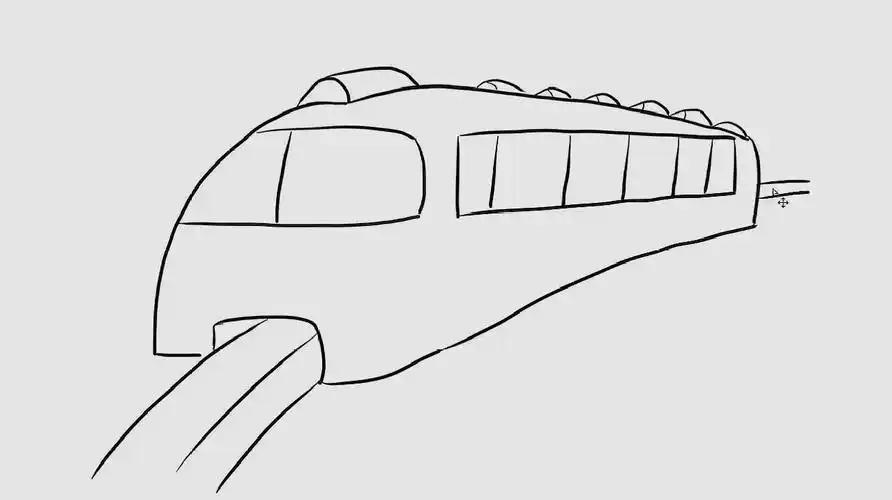 简笔画地铁儿童版