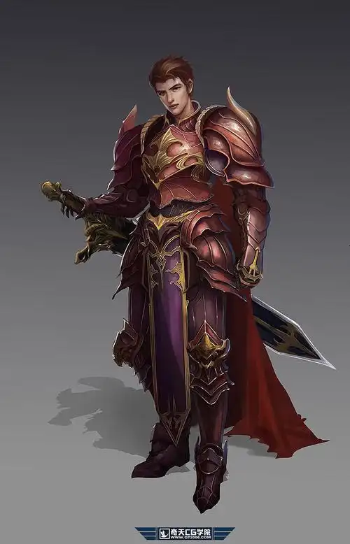 游戏人设设计-战士-奇天cg学院学员作品