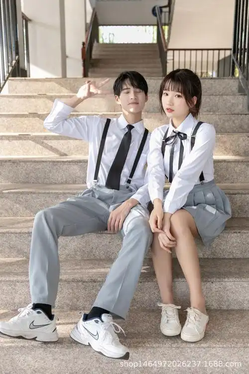 校园校服学院套装班服夏季女高中学生英伦毕业学生校服