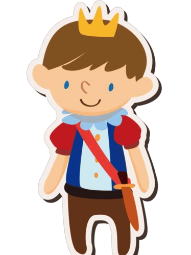 卡通小王子读书小报手抄报word模板