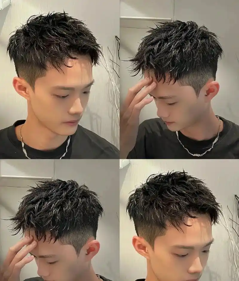 男士钢夹烫.98夏天清爽烫发系列之钢夹烫 前刺整体在5/6 - 抖音