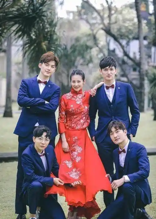 又一个"史上最帅伴郎团"要挑战胡歌,彭于晏,马天宇,刘昊然了_cm_身高