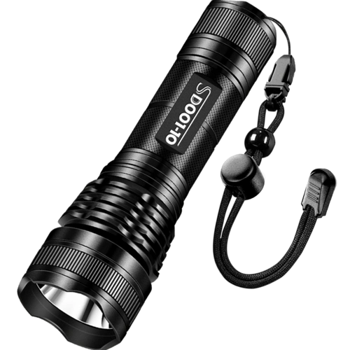 德国钓鱼熊强光手电筒可充电超亮远射户外便携小防身多功能led灯.