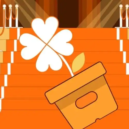 2021有啵有你#转发这组橙色四叶草!新的一年顺顺利利!