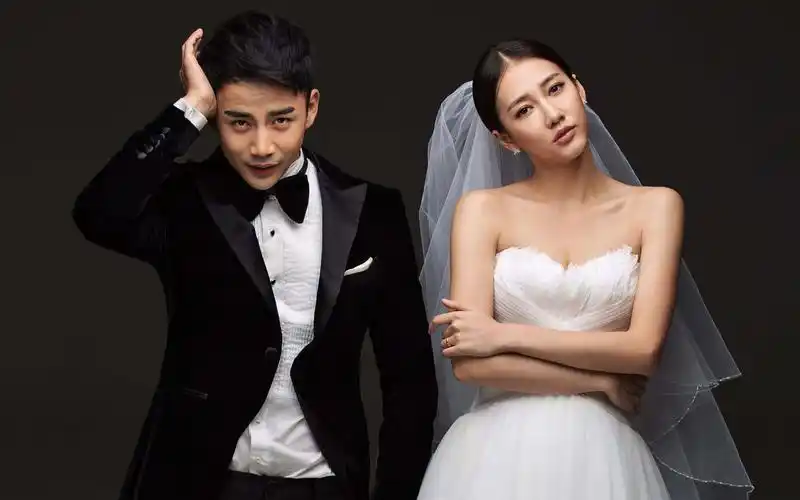 李茂弦子婚纱写真高清壁纸