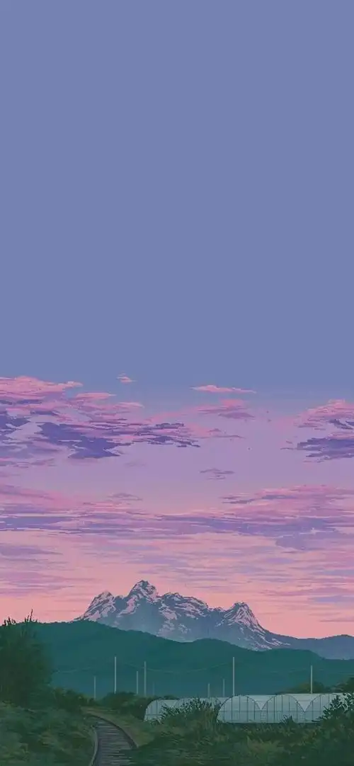 紫色系の微信状态背景壁纸