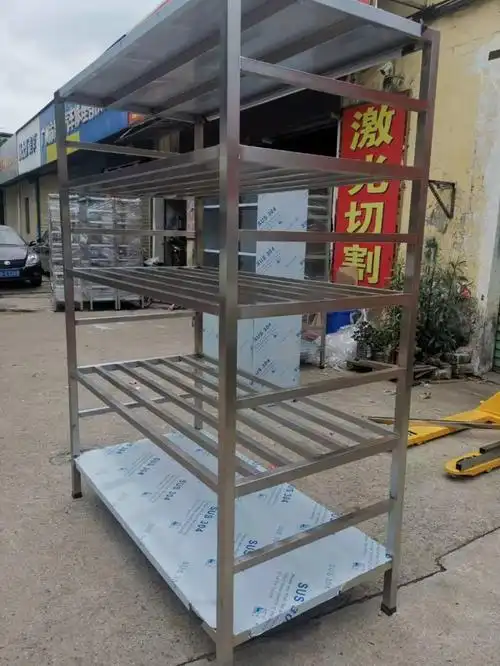 不锈钢货架子焊接加工 储物架 花架