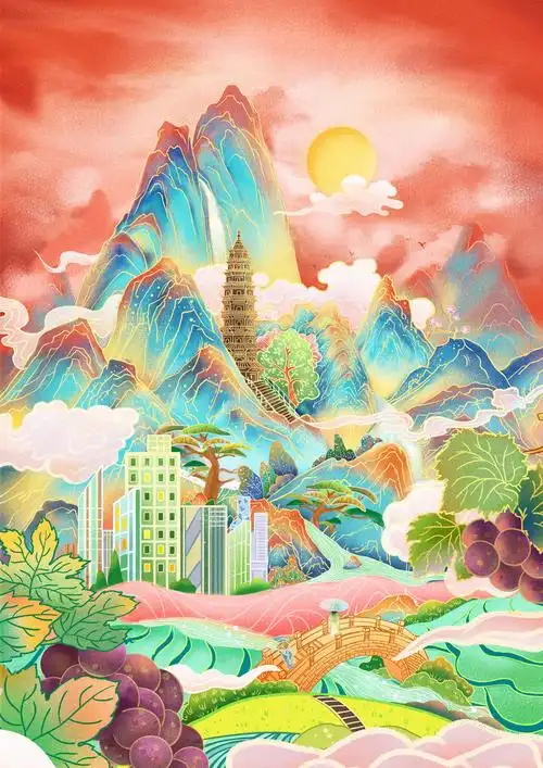 国风——斑斓山河