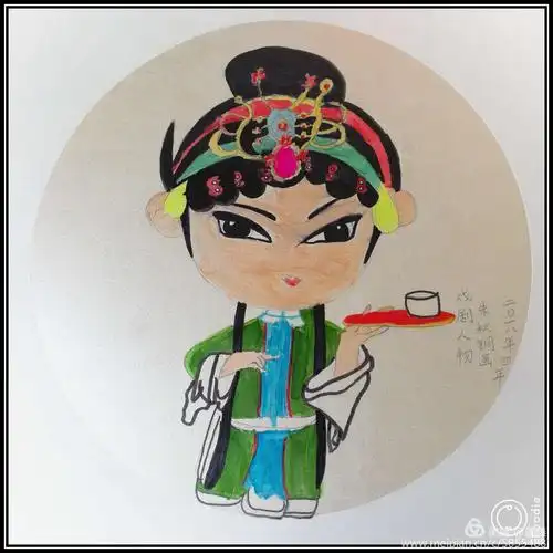 《戏剧人物》——胜利实验小学2018年"童画堂"社团活动(一)   戏曲