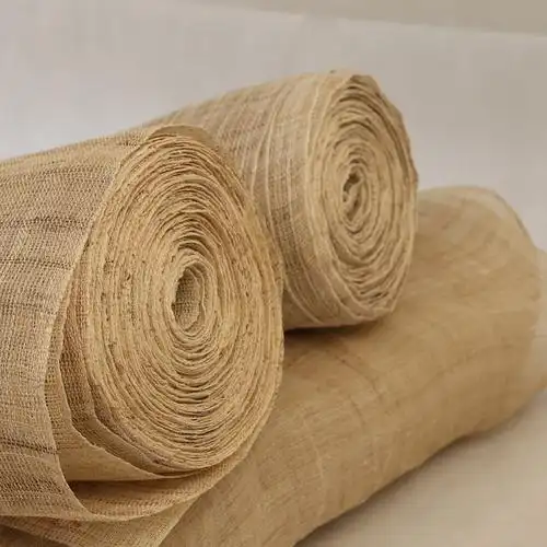 高档苎麻布料 纯手工夏布苎麻布纯苎麻布料漆艺胎麻布桌旗茶席玄关