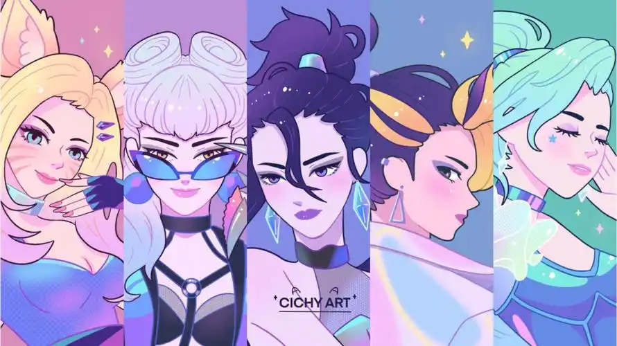 78涂一组kda女团