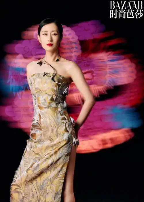 芭莎拍的陈瑾和刘敏涛两位资深女演员的成熟魅力