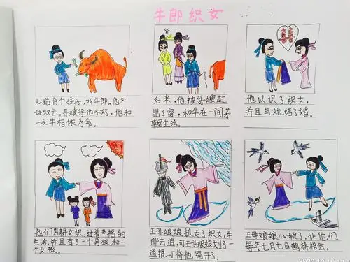 【语文】民间故事连环画展——牛郎织女
