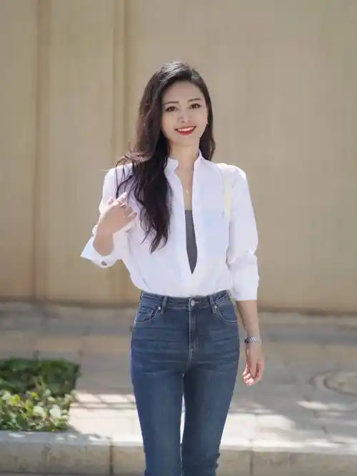 原创30岁的女人夏日如何穿更通勤洋气衬衫牛仔裤短裤实用好看