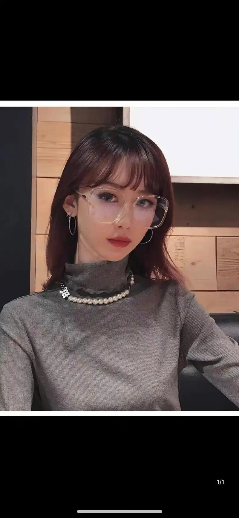 素颜大框透明眼镜框架女潮网红白色大方框近视眼镜可配有度数瘦脸