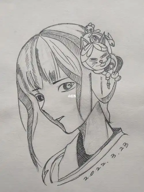 第一次画古风女孩