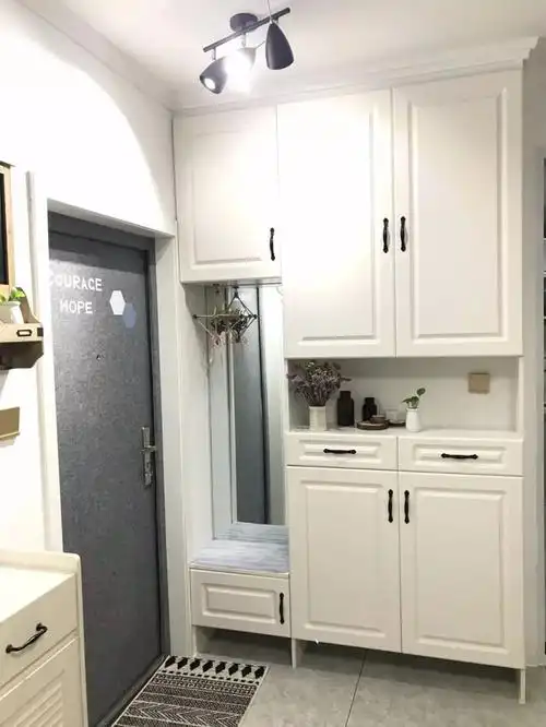 鞋柜这样设计,打造实用简洁玄关,回家有仪式感