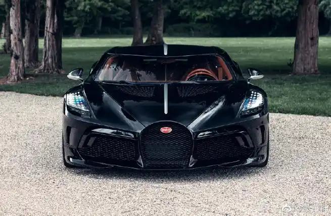 la voiture noire,为了纪念布加迪威龙创立110周年而推出的跑车,全车