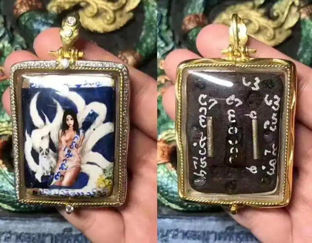 狐仙,原本是中国道教的神明,后来阿赞明制作了第一期狐仙之后,其他五