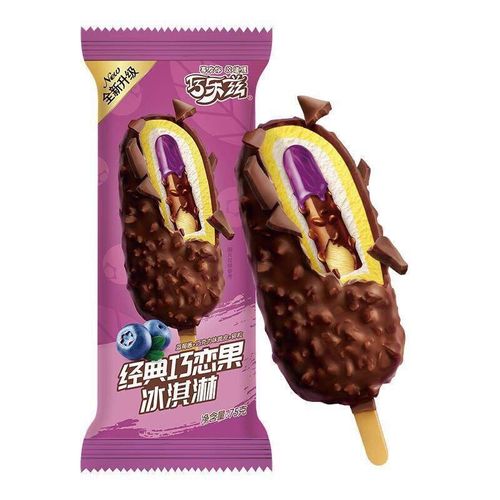 5支 巧脆棒绮炫苦咖啡雪糕香奶棒冰淇淋70g 75g 伊利巧乐兹经典 - 爱