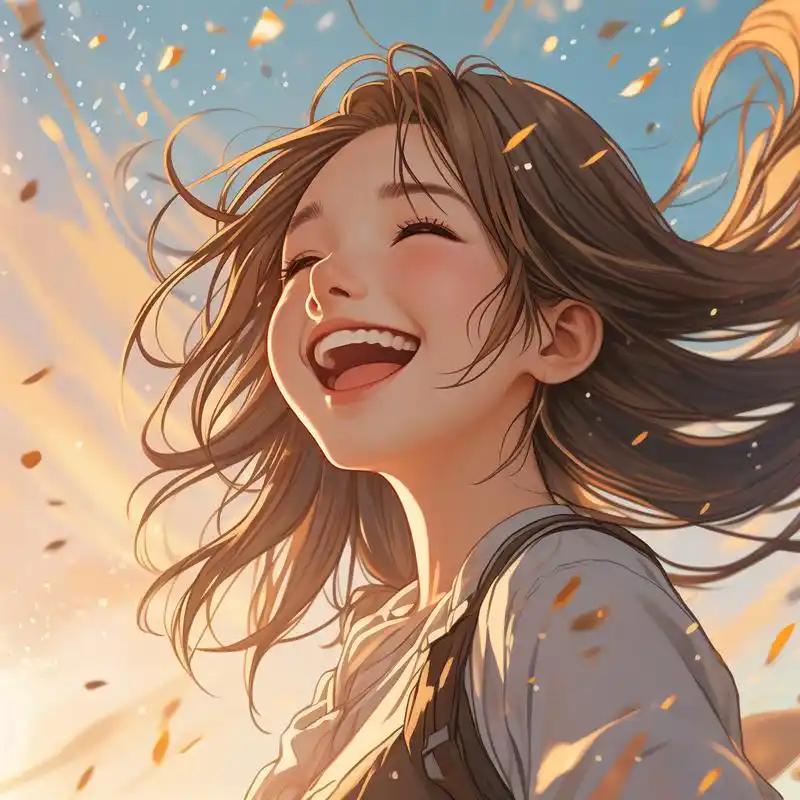 7715阳光女生治愈系头像94