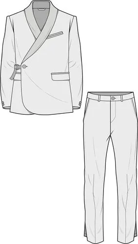 2021-2022秋冬男装流行西服设计手稿 - 西装套装 - 高端服装设计网站