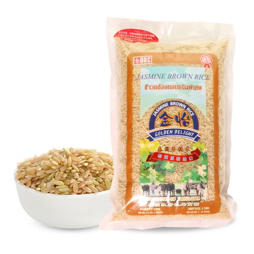 泰国进口金怡香糙米 五谷杂粮粗粮jasmine brown rice 1kg