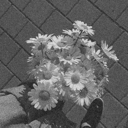 黑白背景图:你好吗?我很好!