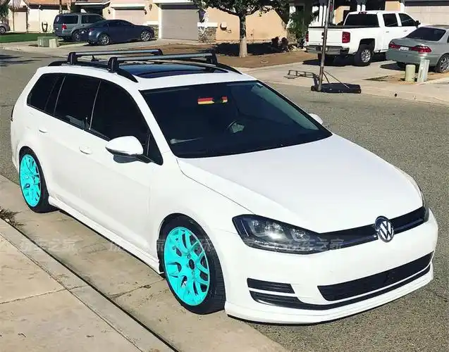 高尔夫7旅行版改装案例 改完就是靓仔了