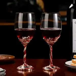 创意高档龙凤纪念酒杯新婚礼物结婚对杯婚礼敬酒杯红酒高脚杯一对