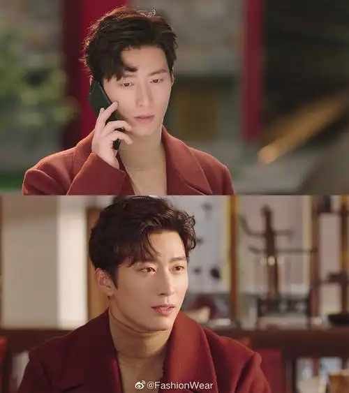 窦骁 在新剧中高领毛衣 西装的搭配将霸总风发挥到了极致