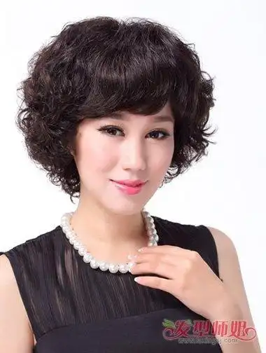 中老年妇女烫发大全 各种烫发效果图片_发型师姐